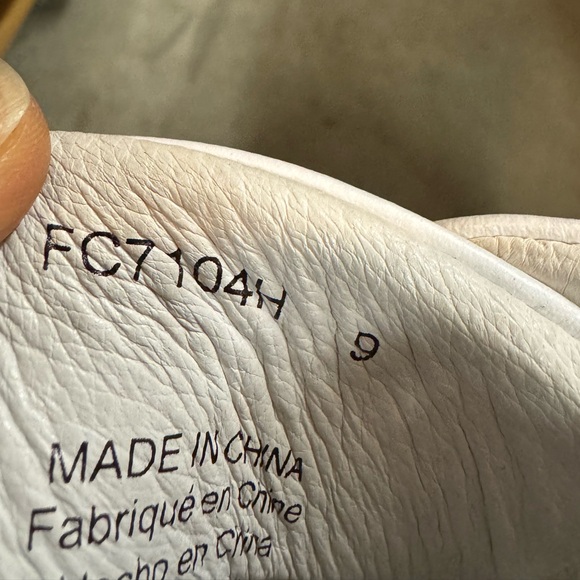 French Connection UK (FCUK) Triomphe Leather high top sneakers in white size 9 - Picture 9 of 9